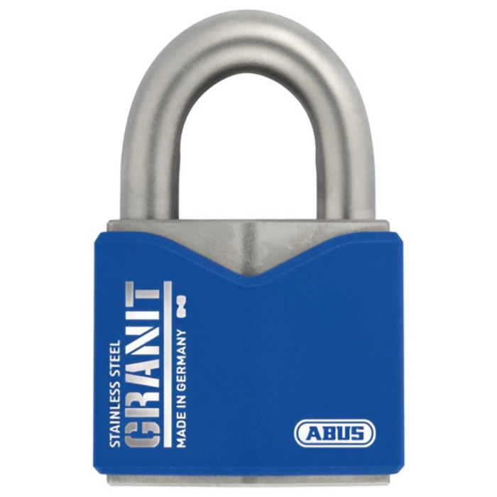 ABUS ABUS 37ST/55 Granit Blue Padlock with Key, 15/32" Shackle diam., 2 7/16" Body Width ABUS-37ST/55