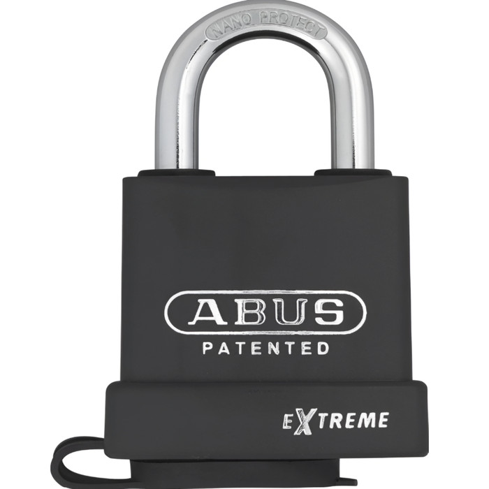 ABUS 83WP-LFIC/53 Hardened Steel Padlock, Nano Protect Material, Black