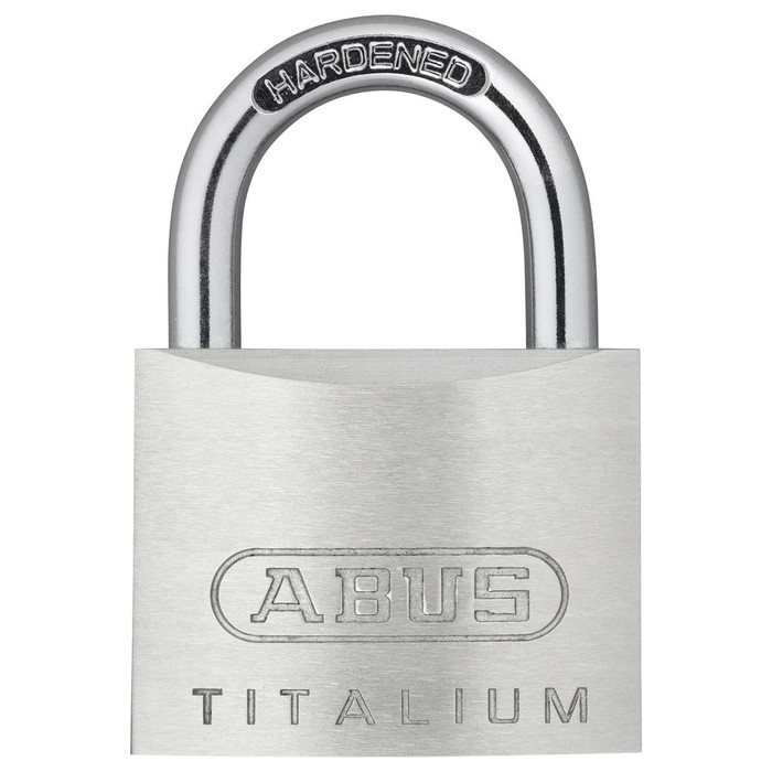 ABUS 54TI/35 Titalium Aluminum Alloy Padlock Keyed Different, 13/64" Shackle diameter