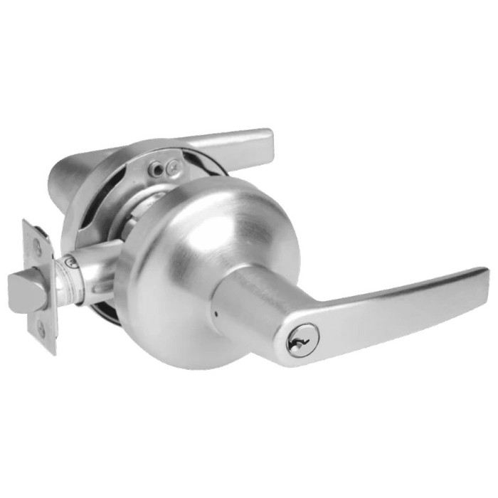 Yale Commercial Yale 5405LN Grade 1 Storeroom or Closet Cylindrical Lever Lock Monroe Trim Design YAL-MO-5405LN