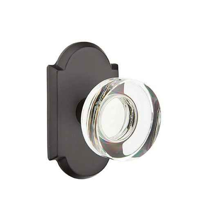 Emtek Emtek Crystal Knobsets - Modern Disc Knob, Privacy Set EMTEK-CRYSTAL-KNOBSETS-MODERN-DISC-PRIVACY