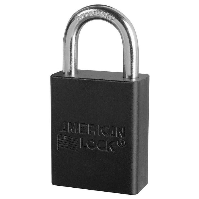 American Lock American Lock A3105CYKAMK Solid Aluminum Small Format Interchangeable Core Padlock, Standard SFIC Keyed Alike (Master Keyed) AME-A3105CYKAMK