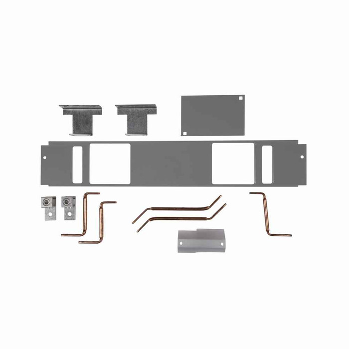 Eaton KPRL4JDT panelboard connector kit, copper connectors, mounting brackets, covers, hardware and instructions, for twin jd, jdb, hjd, jdc breakers, three-phase, three-pole, 250 A
