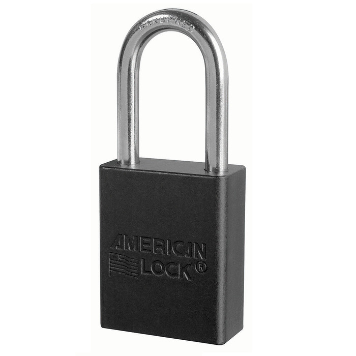 American Lock A1166 (A1166KD) Rekeyable Padlock with Boron Shackle 1-1/2in (38mm) Wide Solid Aluminum, Keyed Different Master Lock