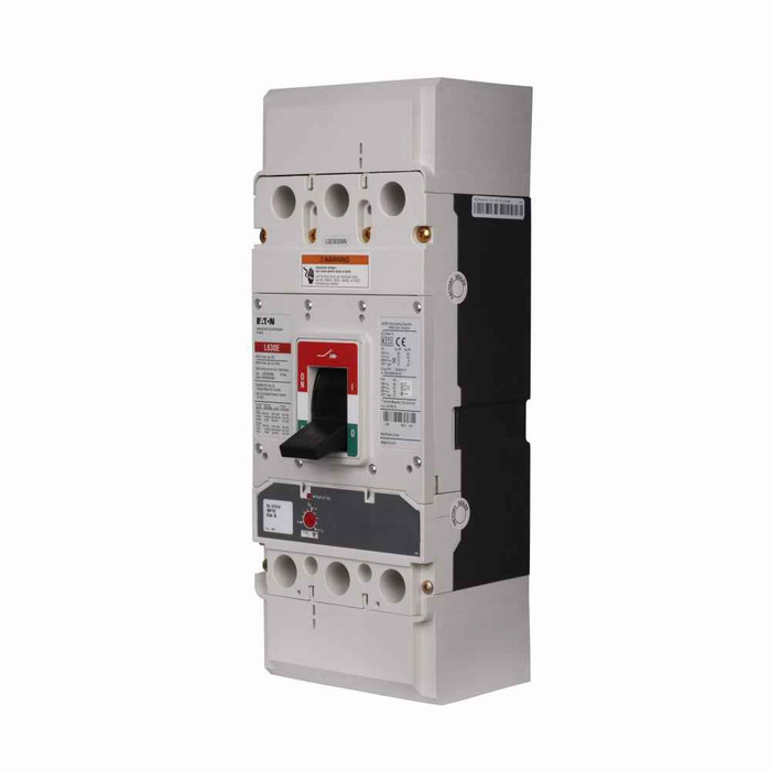 Eaton LGS3400FAG Series G molded case circuit breaker, LG-frame, LG, Fixed thermal, adjustable magnetic trip, Three-pole, 400A, 85 kAIC at 240 Vac, 50 kAIC at 480 Vac, 25 kAIC at 600 Vac, Line and load, Metric, 50/60 Hz, 80% rated