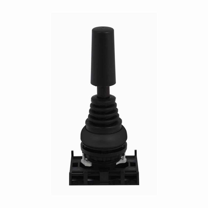 Eaton M22S-WJ2V-2P M22 pushbutton joystick operator, Momentary, Non-illuminated, Bezel: Black, Button: Black, IP67, IP69K, NEMA 4X, 21, Two switch points, 22.5 mm
