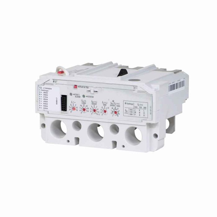 Eaton LT363035 molded case circuit breaker accessory trip unit, Trip unit, 630 A, Three-pole, 310+ Electronic LSG, LT, Frame J-K, Series G