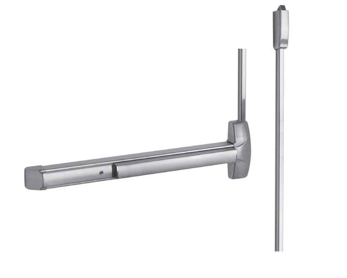 Detex Detex Advantex 21 Series Super-Heavy-Duty Wide Stile Surface Vertical Rod Exit Device - Top Rod Only DTX-21