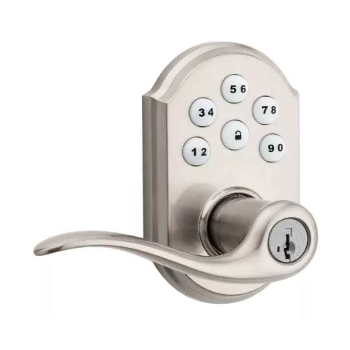 Kwikset Kwikset 912TNL ZW500 SmartCode Electronic Tustin Lever with Z-Wave Technology KWI-912TNLZW500