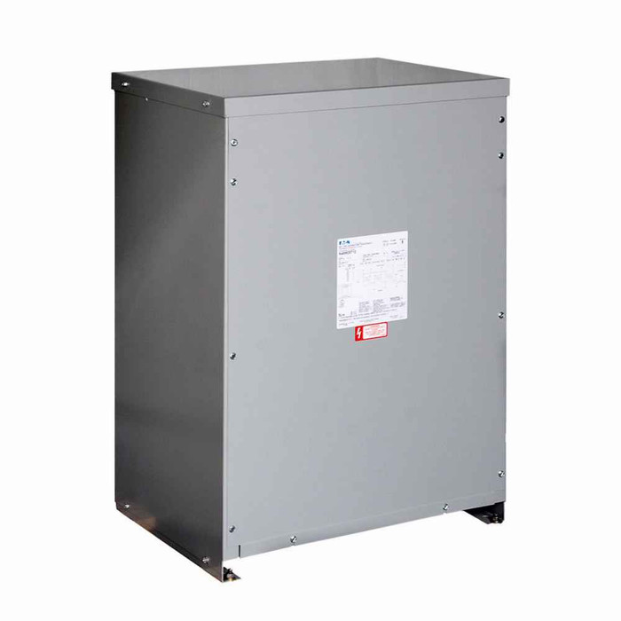 Eaton MD175E73NV Drive Isolation Transformer, Ventilated, Dry Type Distribution, DT-3, Three-phase, PV: 460 delta, Taps: 1 at +5% FCAN, 1 at -5% FCBN, SV: 460 delta, 150°C, 175 kVA, Al windings, Frame: 918AN