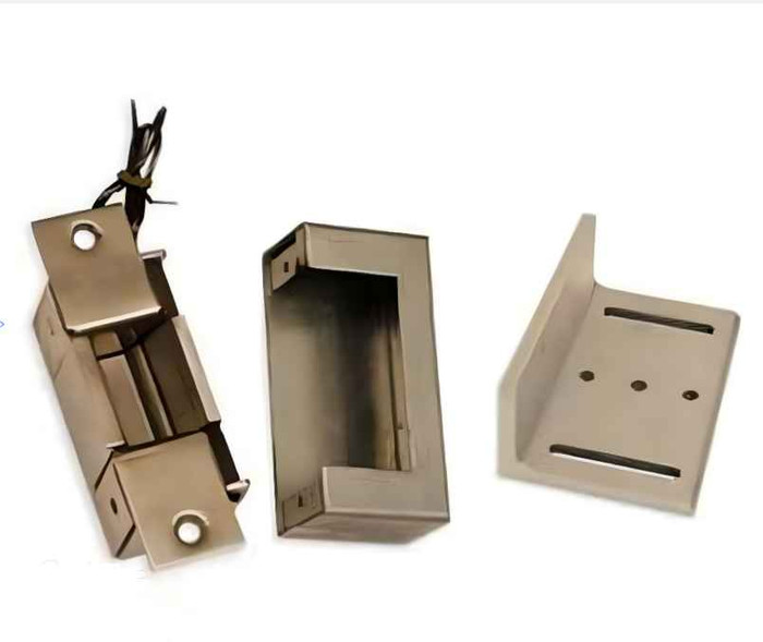 Detex Detex DS-24W Kit Heavy-Duty Electric Strike - Includes Weatherized Electric Strike, Gate Box and Angle Bracket For Rim Exit Device DTX-DS-24W-KIT