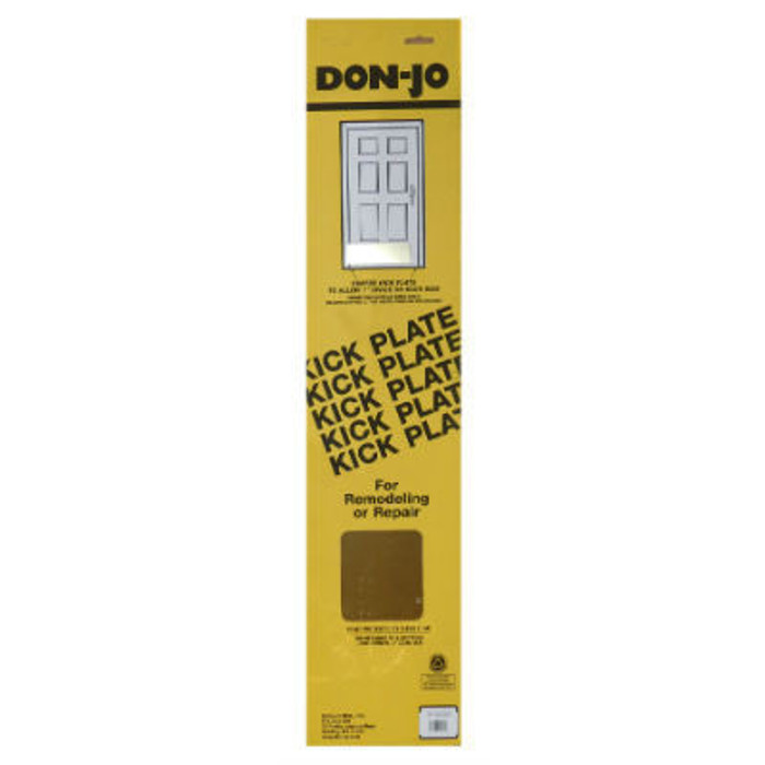 Don-Jo KP 834 Display Packaged Kick Plates for Remodeling/Repair, 8" x 34"