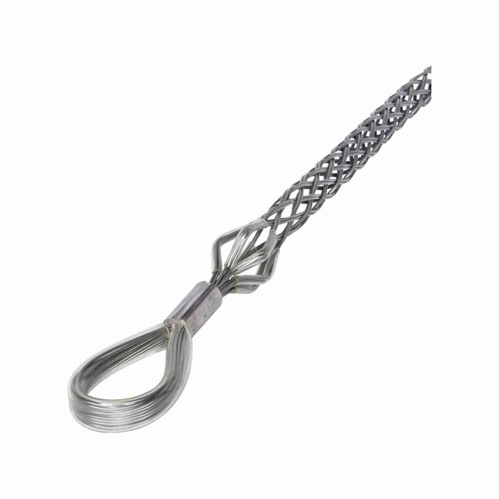 Eaton MP7548 pulling grip, Long Length, Flexible Eye, Medium duty, 8100 lbs break, 0.75-0.99" cord diameter, 48" mesh length, Galvanized Steel
