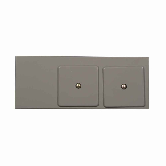 Eaton 1009760ACH meter socket, Comm, 320A, Over/under, (2) Large hub cover plates, (2) #4-350 kcmil, 4-jaw, 1-ph, (2) #4-350 kcmil, Lever bypass, 3-wire, Ringless, 600 Vac