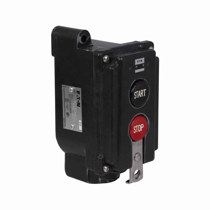 Eaton 10250H2740 10250T pushbutton,10250H, Assembled control station, 30.5 mm, Heavy-Duty, NEMA 3, 3R, 4, 4X, 13, Mechanically interlocked, Die cast, FOR/REV, Horizontal/vertical, Two element