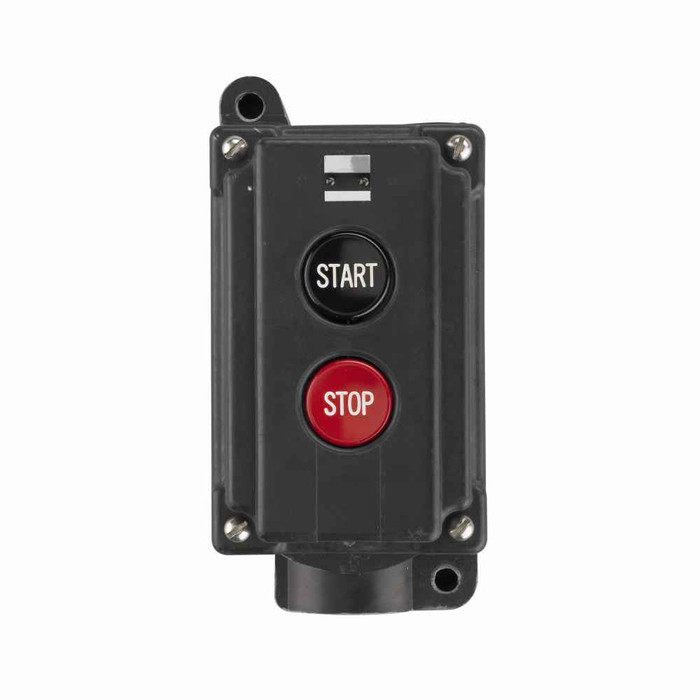 Eaton 10250H364 10250T pushbutton,10250H, Assembled control station, 30.5 mm, Heavy-Duty, NEMA 3, 3R, 4, 4X, 13, Flush, Polyester, START/STOP, Horizontal/vertical, Two element