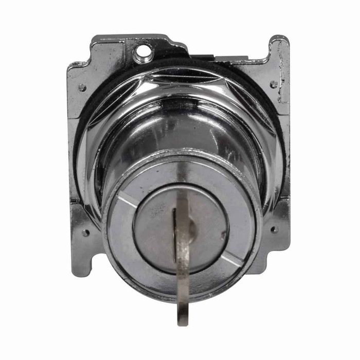 Eaton 10250T15231H621 10250T, Selector switch, 30.5 mm, Heavy-Duty, Cam 3, 60° throw, NEMA 3, 3R, 4, 4X, 12, 13, Non-illuminated, Three-position, Key, Right only, H621