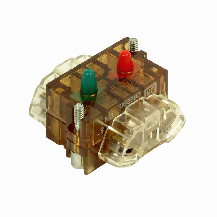 Eaton 10250T1CP 10250T pushbutton contact block, 10250T series, Contact Block, 1NO-1NC, Standard, Pressure terminal