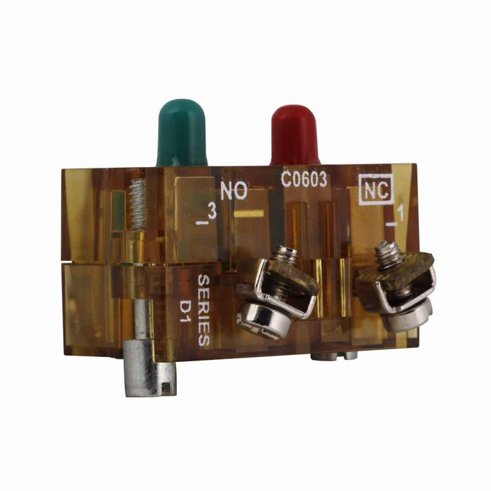 Eaton 10250T1E 10250T pushbutton contact block, 10250T series, Logic Level Contact Block, Pressure terminal, 1NO-1NC