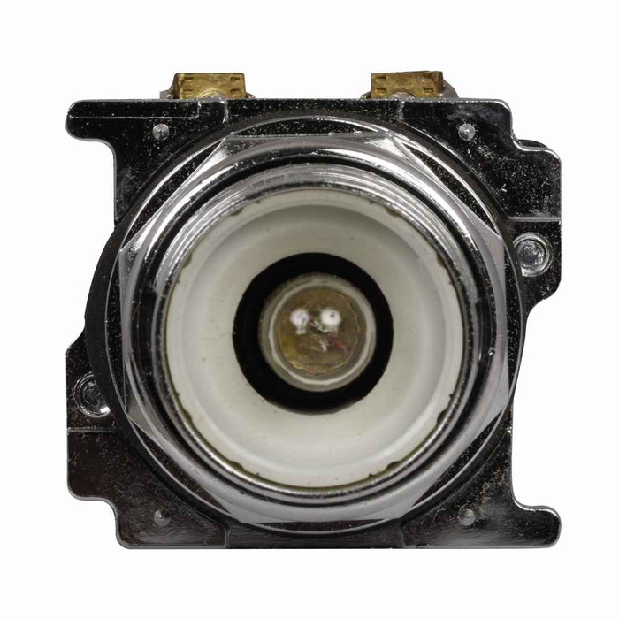 Eaton 10250T411LRD06-1 10250T, 30.5 mm, Heavy-Duty, NEMA 3, 3R, 4, 4X, 12, 13, Illuminated, Momentary, Extended, Red actuator, LED, transformer light unit, 1NO-1NC, 120 Vac light unit, Chrome bezel, 6 Vac/dc lamp, Plastic actuator