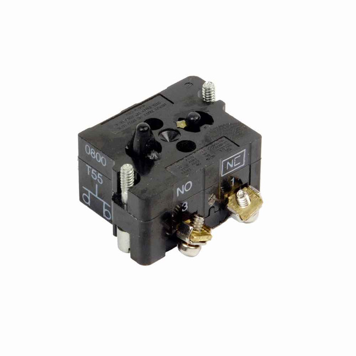 Eaton 10250T55ECP 10250T pushbutton contact block, 10250T series, Logic Level Contact Block, 1LONC-1ECNO, amber, Pressure terminal