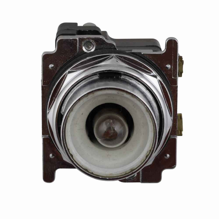 Eaton 10250T416C22-1 10250T, 30.5 mm, Heavy-Duty, NEMA 3, 3R, 4, 4X, 12, 13, Illuminated, Momentary, Extended, Green actuator, Incandescent, transformer light unit, 1NO-1NC, 24 Vac light unit, Chrome bezel, Plastic actuator