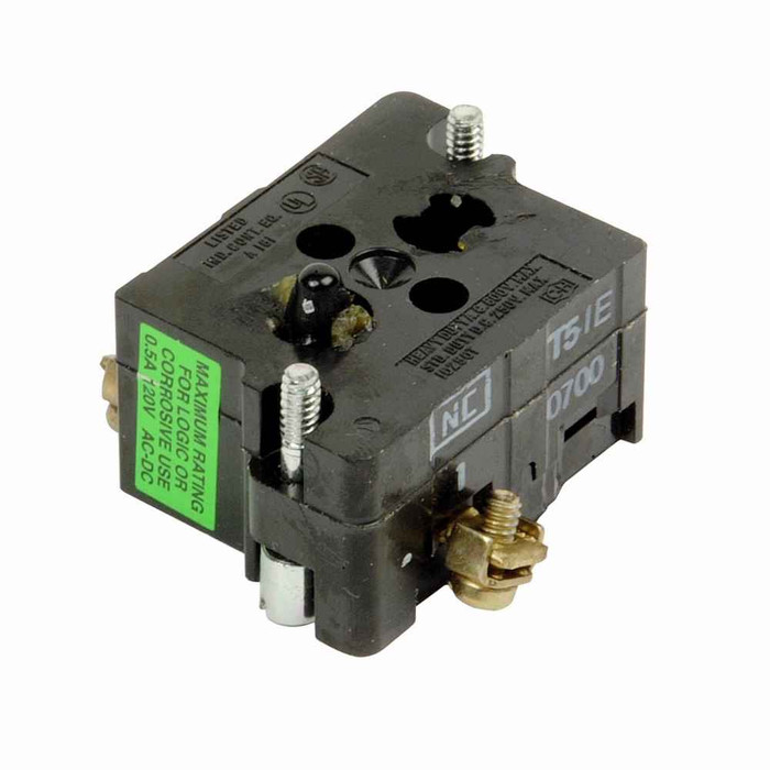 Eaton 10250T51E 10250T pushbutton contact block, 10250T series, Logic Level Contact Blocks, Pressure terminal, 1NC
