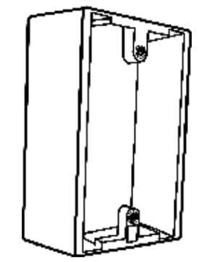 Cal-Royal Cal-Royal 8641-SM Surface Mount Box, Single Gang, 8600 Series 8641-SM