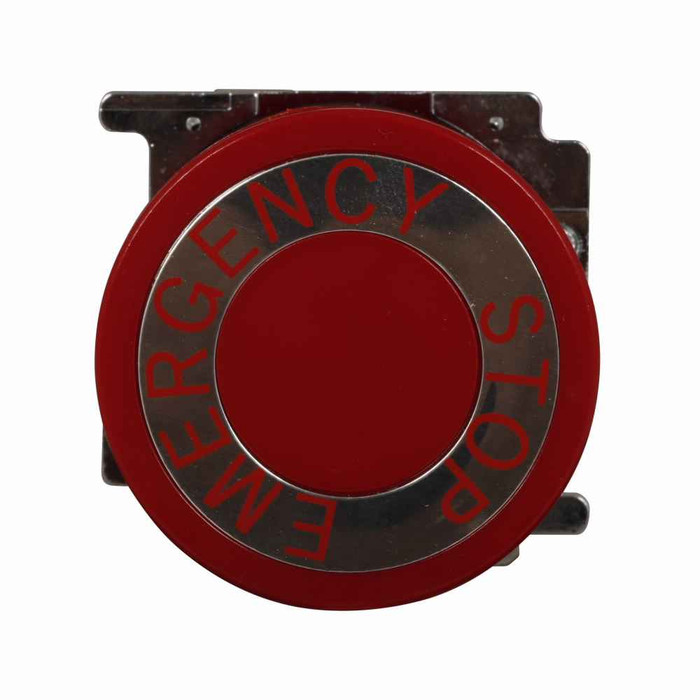 Eaton 10250T5B63-2X 10250T pushbutton, 10250T, 30.5 mm, Heavy-Duty, NEMA 3, 3R, 4, 4X, 12, 13, Non-illuminated, Two-position, Maintained push and pull, Standard, Red actuator, Emergency stop, 2NC