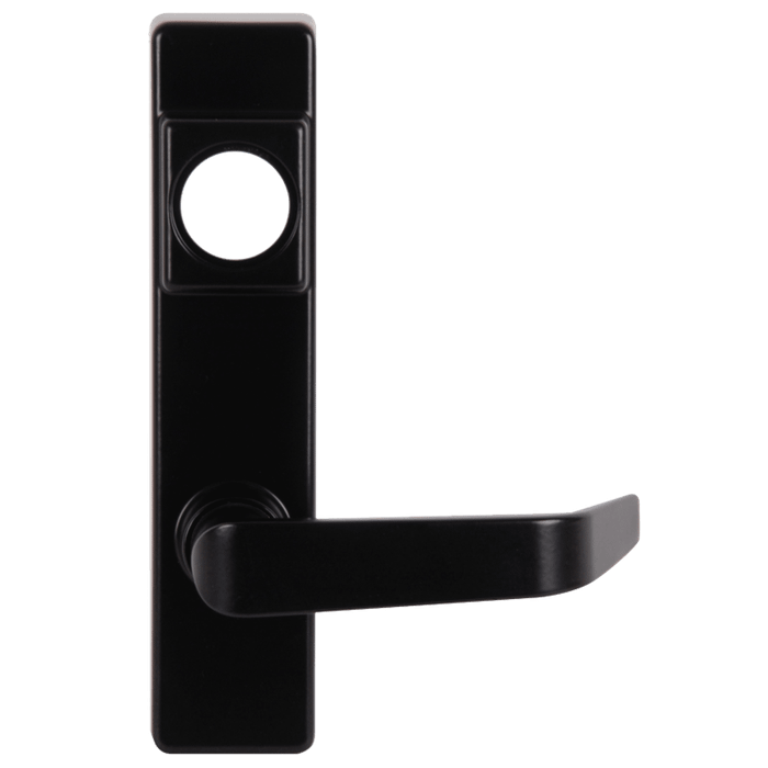 Detex S-Lever Exit Device Trim with Mortise Cylinder for BN Series