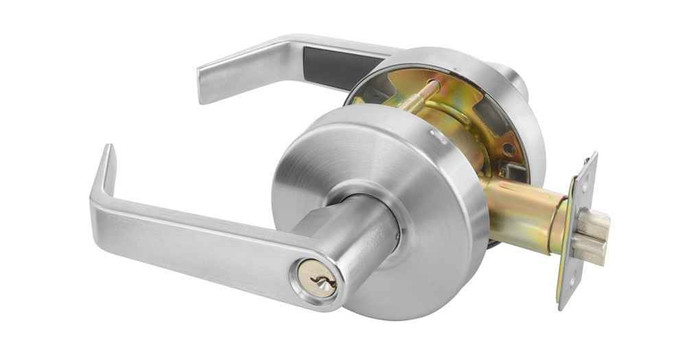 Yale Commercial Yale 4628LN Grade 2 Communicating Passage Non-Keyed Cylindrical Lever Lock Augusta Trim Design YAL-AU4628LN