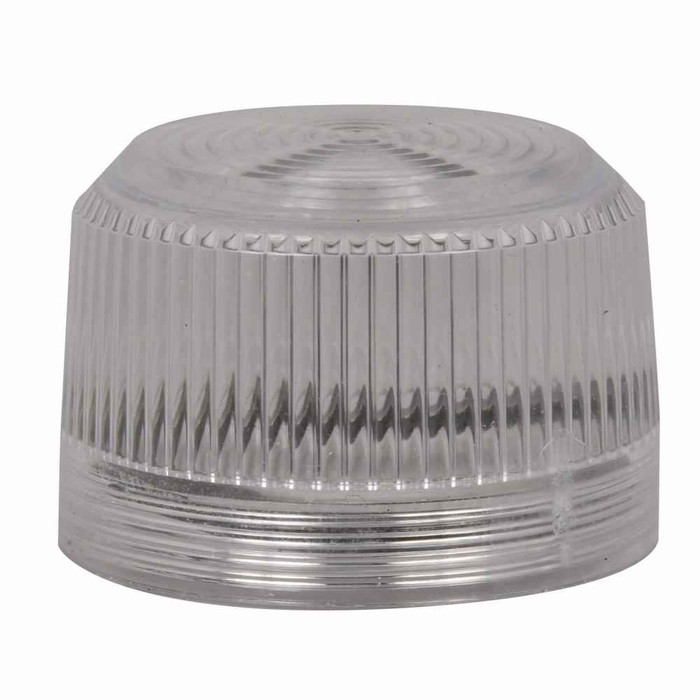 Eaton 10250TC5N 10250T pushbutton lens, 10250T series, Indicating Light and Master Test Pushbutton Lens, Clear actuator, Plastic, Legend: Blank legend