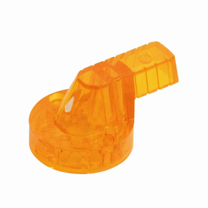 Eaton 10250TFM 10250T, Lever, 30.5 mm, Heavy-Duty Watertight/Oiltight, Used with Selector switch, illuminated, Amber actuator, Blank legend