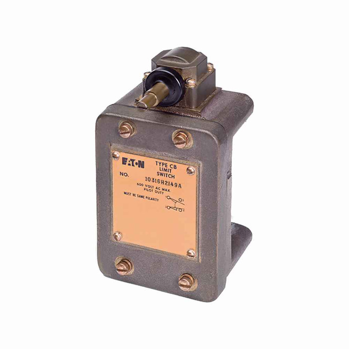 Eaton 10316H1223 10316 hazardous location limit switch, Wobble Stick, Steel Wire, Die Cast Aluminum enclosure, 5A max AC, 0.1A max DC, 1NC, 5A at 600Vac, 0.1A at 120Vdc, Screw Terminals