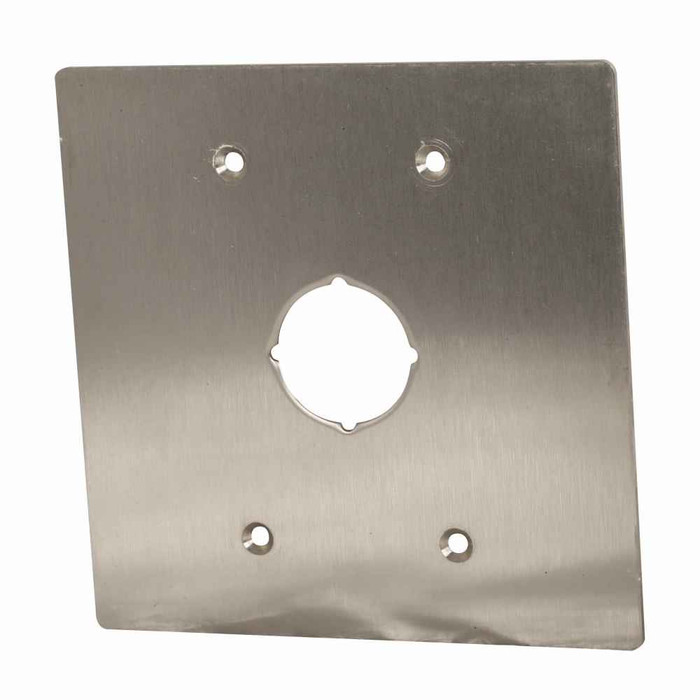 Eaton 10250TS1 10250T pushbutton enclosure cover, 10250T series, Pushbutton Enclosure Cover, Stainless steel, Flush mount and plate, NEMA 1, single element