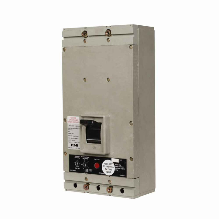 Eaton 1241C32G04 Navy and Marine complete molded case circuit breaker, AQB-LL400QS, Electronic LI trip type, Three-pole, 500 V, 100 kAIC, Naval, 450 V with left pigtail, Rear, 60 Hz, 6300A instantaneous Eaton 1241C32G04 Navy and Marine complete molded case circuit breaker, AQB-LL400QS, Electronic LI trip type, Three-pole, 500 V, 100 kAIC, Naval, 450 V with left pigtail, Rear, 60 Hz, 6300A instantaneous