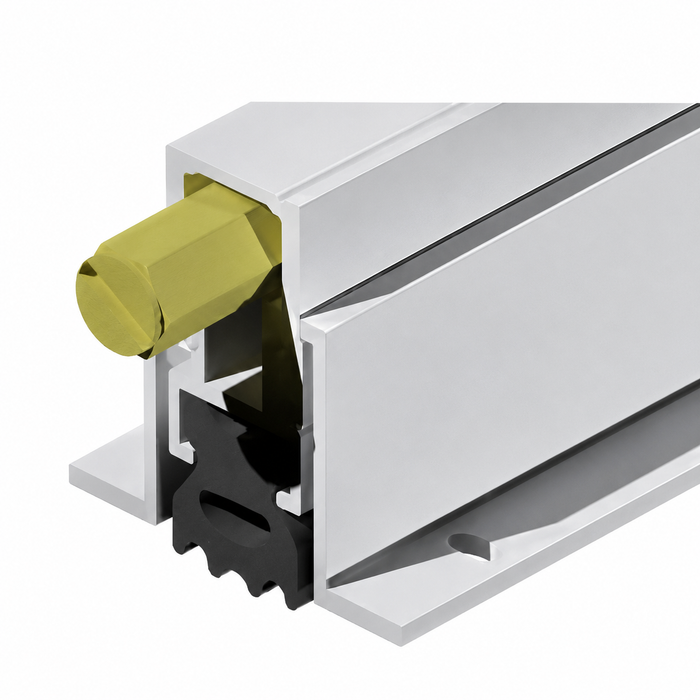 Cal-Royal ADB-704 Automatic Door Bottom, Heavy Duty Mortised Application with Neoprene Seal
