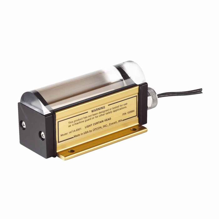 Eaton 1471A-6501 70 Series Photoelectric Sensor Head, Photoelectric, Right Angle, Sensor distance: Depends on controller used, Aluminum enclosure, Non Polarized Retroreflective, 9 Ft. ( 2.7m )