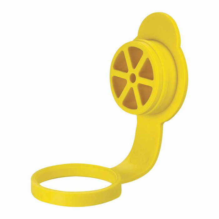 Eaton 15W arrow hart replacement closure cap, Yellow, 1000 psi, Santoprene, Used with watertight connector