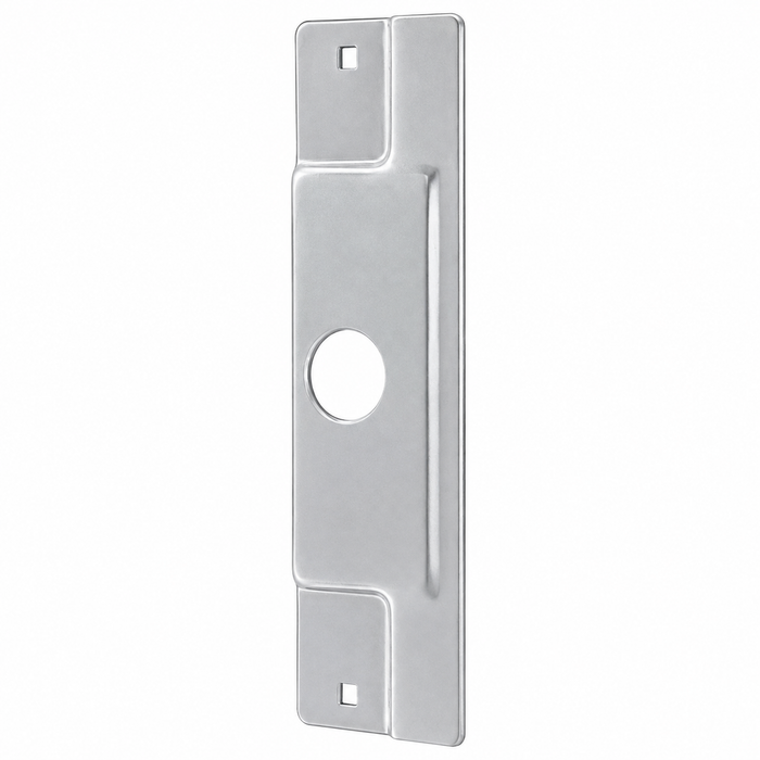 Don-Jo AL-211 Latch Protector for Out-Swing Aluminum Entrance Doors, 3-1/2" x 12", 12 Gauge Steel