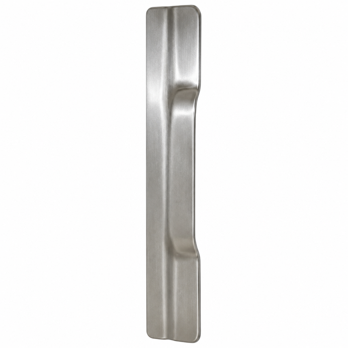 Don-Jo CLP-110 Latch Protector for Outswing Doors, 2-1/8" x 10" Stainless Steel, Works with Levers and Exit Devices