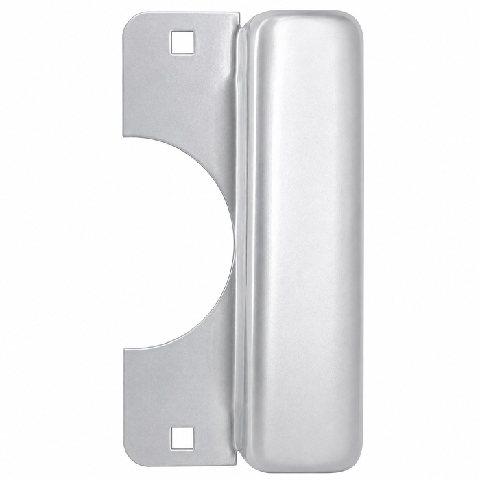 Don-Jo LELP-208-EBF Latch Protector for Electric Strikes and Lever Locks, 3-1/2" x 8" 12-Gauge Steel, Out Swing