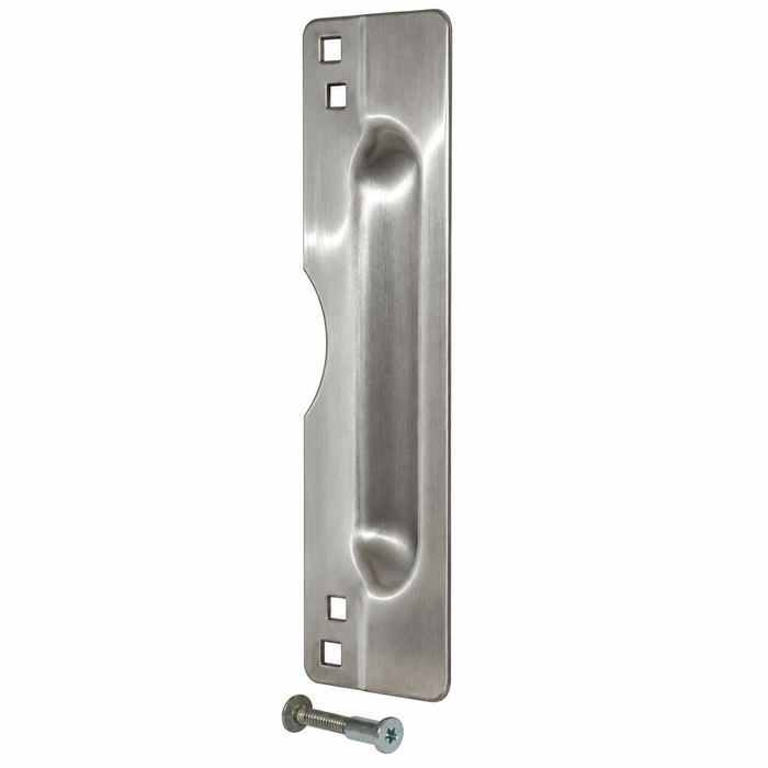Don-Jo LP-111-EBF Latch Protector with EBF Special Fasteners for Outswing Doors, 3" x 11", Stainless Steel