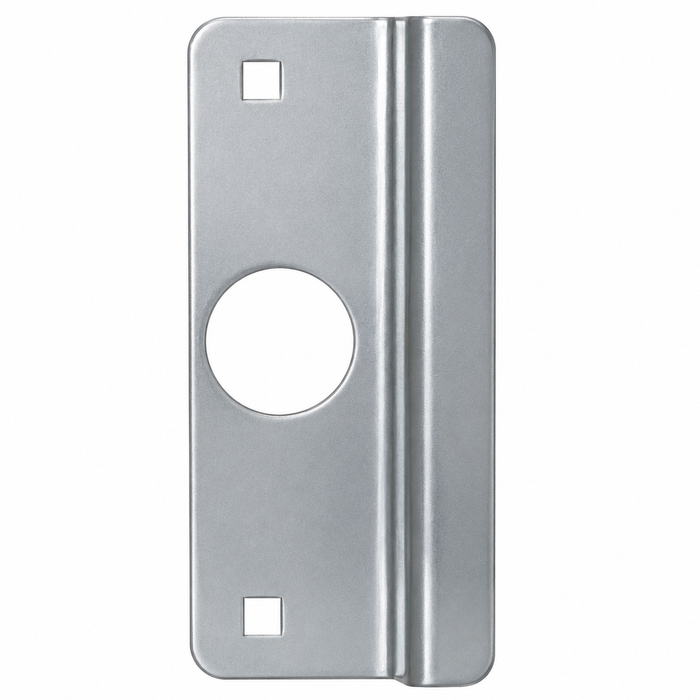 Don-Jo LP-307 Latch Protector for Aluminum Storefront Entrance Doors, 2-5/8" x 7" 12-Gauge Steel, Out Swing