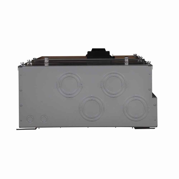 Eaton 1MCBE1200R Group Metering Main Circuit Breaker, EUSERC, NGS main breaker, 1200A, Single-phase, 120/240V, 65 kAIC, Crimp lug landing pads (no lugs included), Three-wire, NEMA 3R enclosure, Aluminum bus, Underground feed