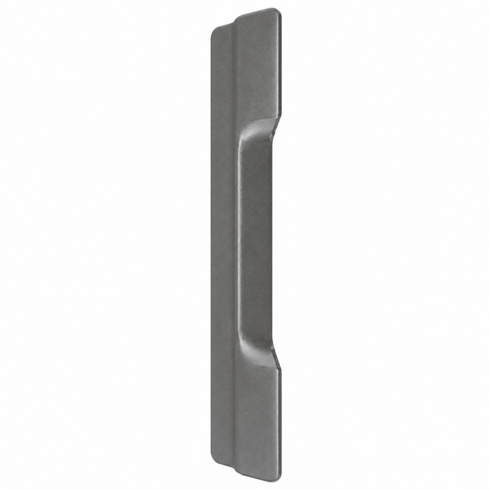 Don-Jo NLP-210 Narrow Latch Protector for Outswing Doors, 1-1/2" x 10" Steel, Works with Levers and Exit Devices