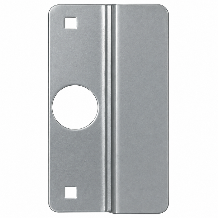 Don-Jo OLP-2650 Latch Protector for Center Hung Outswing Aluminum Doors, 2-5/8" x 6-1/2" Steel