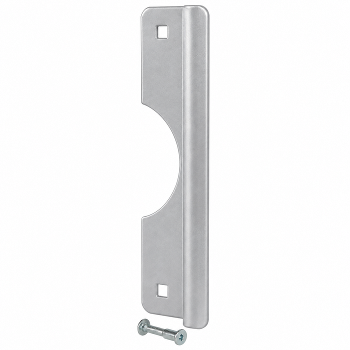 Don-Jo OSLP-210-EBF Latch Protector with EBF Special Fasteners, 3/4" Offset for Outswing Doors, 2-5/8" x 10" Steel