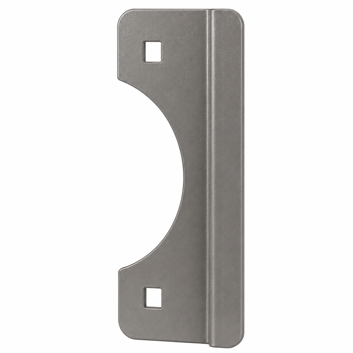 Don-Jo SLP-106 Short Offset Latch Protector for Outswing Doors, 2-5/8" x 6" Stainless Steel