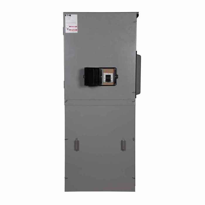 Eaton 1MHCBE1200R main circuit breaker, Group Metering, EUSERC, NGH main breaker, 1200A, Single-phase, 120/240V, 100 kAIC, Crimp lug landing pads (no lugs included), Three-wire, NEMA 3R enclosure, Aluminum bus, Underground feed